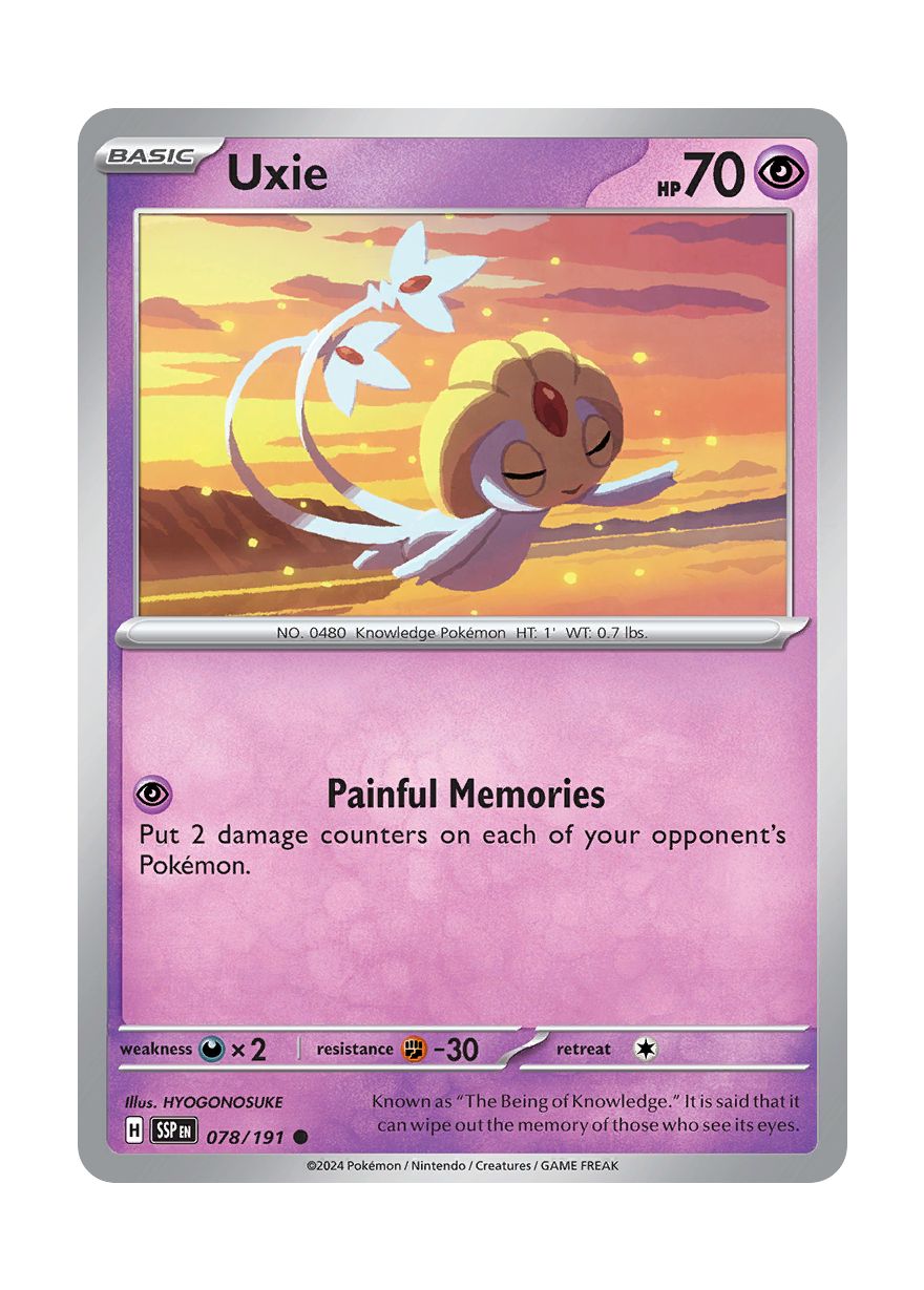 Uxie (078/191) - Surging Sparks