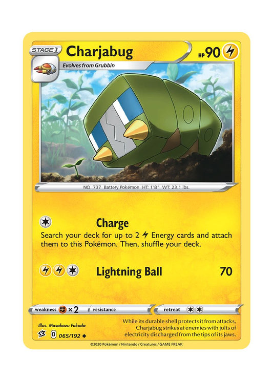 Charjabug - Reverse Holo (065/192) - Rebel Clash
