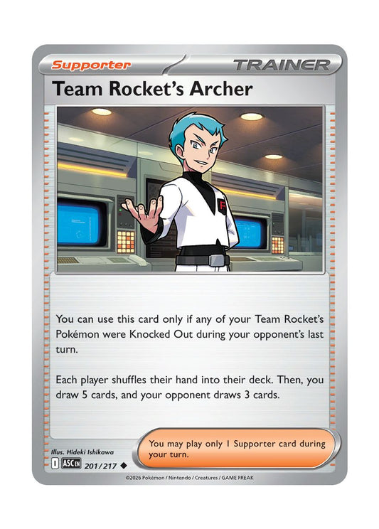 Team Rocket's Archer (201/217) - Ascended Heroes