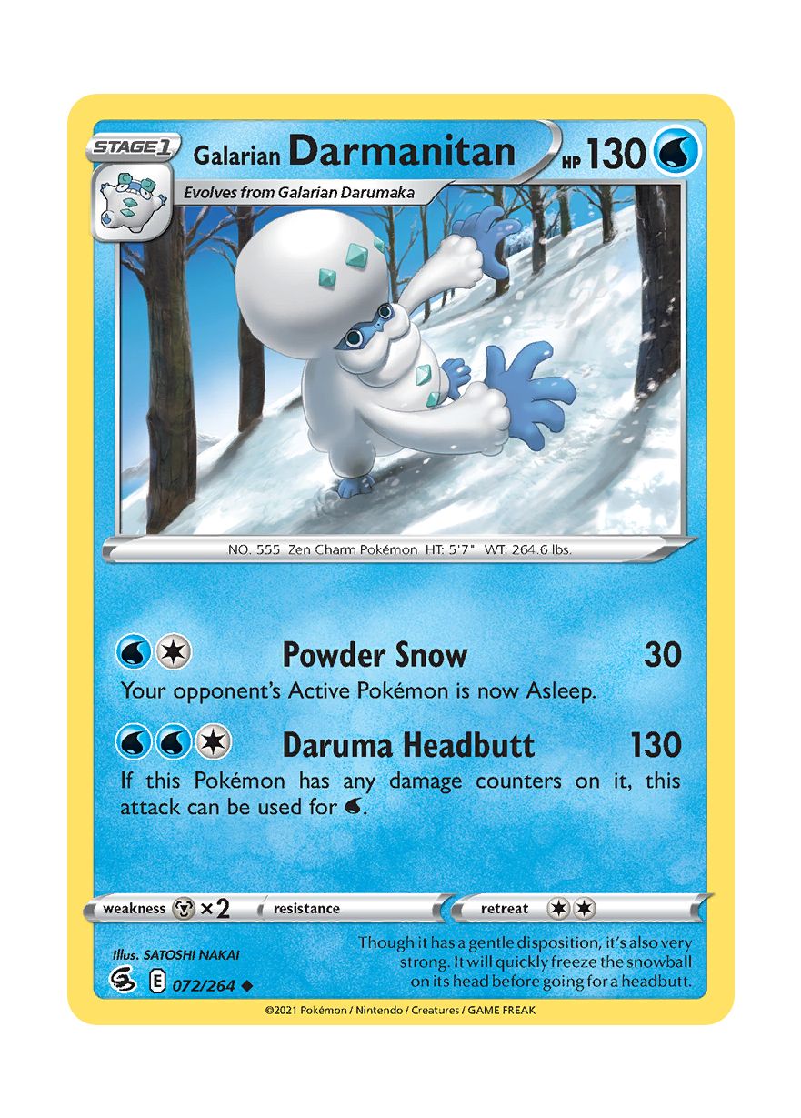 Galarian Darmanitan (072/264) - Fusion Strike