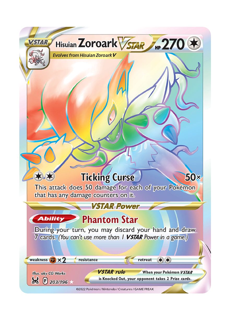 Hisuian Zoroark VSTAR (203/196) Torena Hisuian Zoroark VSTAR (203/196) Torena