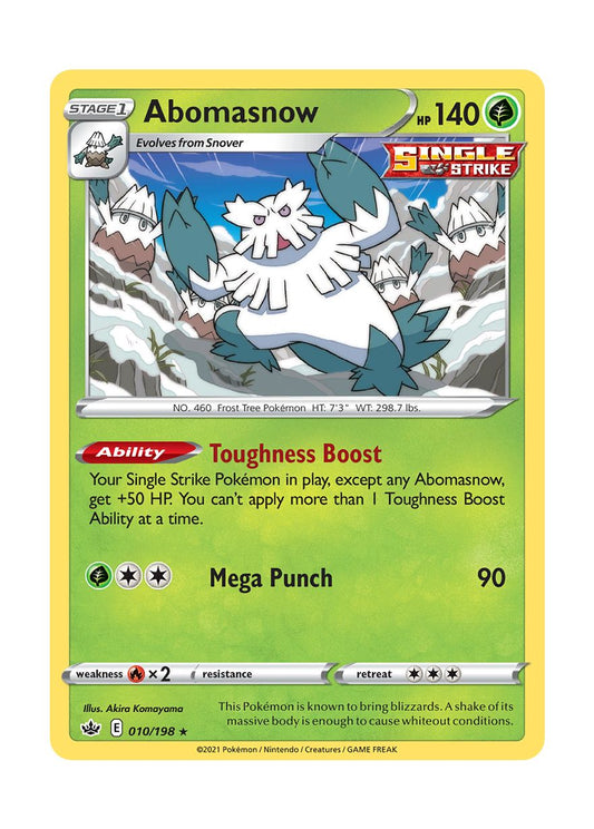 Abomasnow (010/198) - Chilling Reign