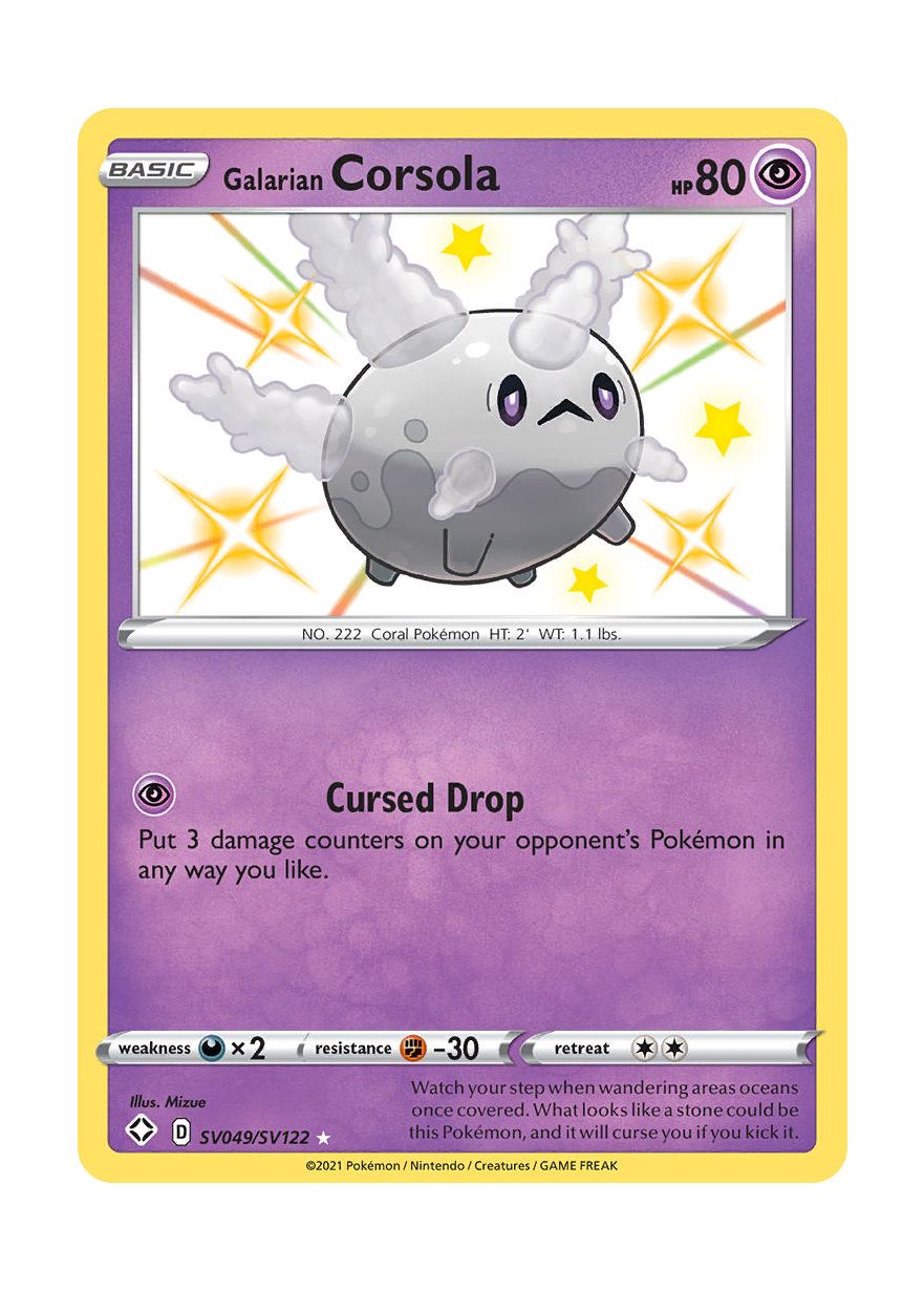 Galarian Corsola (SV049/122) - Shiny Vault