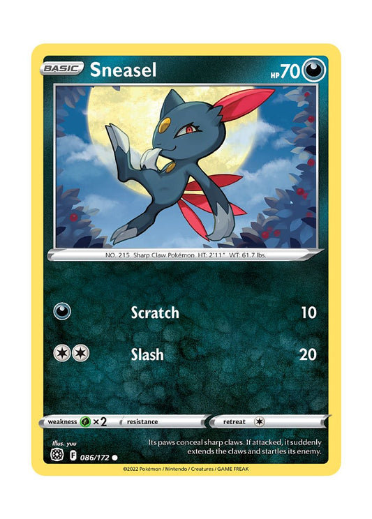 Sneasel (086/172) - Brilliant Stars