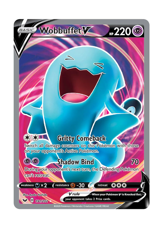 Wobbuffet V (191/202) - Sword & Shield