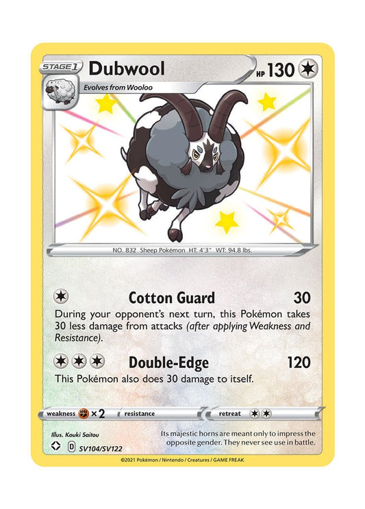 Dubwool (SV104/122) - Shiny Vault