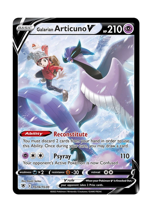 Galarian Articuno V (TG16/30) - Astral Radiance Trainer Gallery