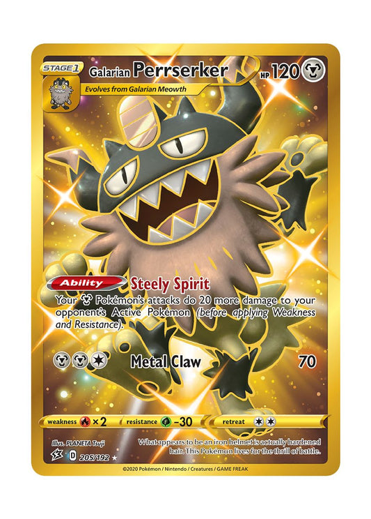 Galarian Perrserker (205/192) - Rebel Clash