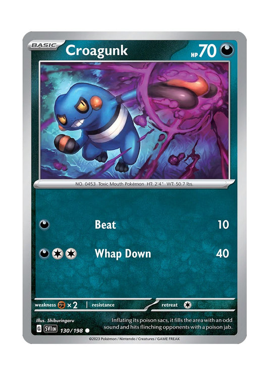 Croagunk (130/198) - Scarlet & Violet