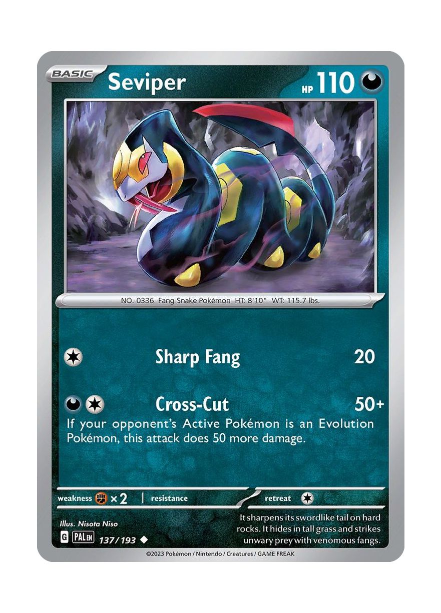 Seviper (137/193) - Paldea Evolved