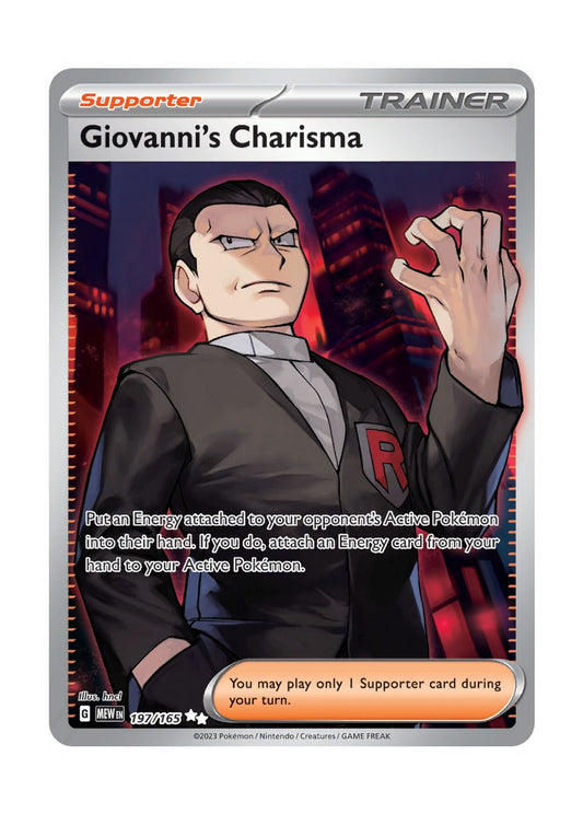 Giovanni's Charisma (197/165) - 151