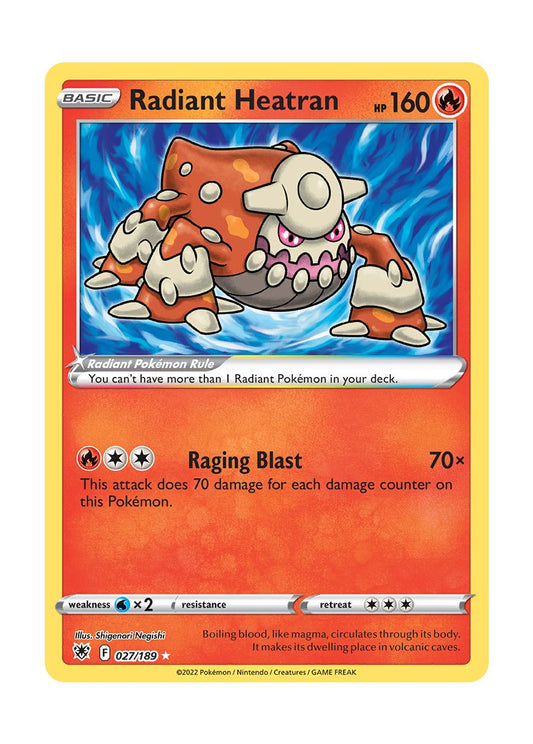 Radiant Heatran (027/189) - Astral Radiance