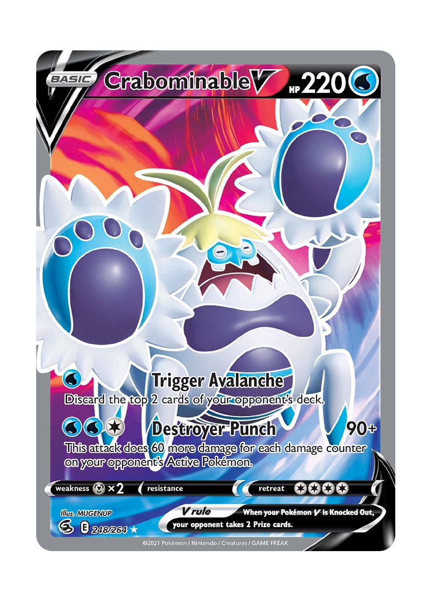 Crabominable V (248/264) - Fusion Strike