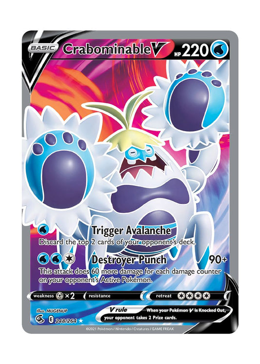 Crabominable V (248/264) - Fusion Strike