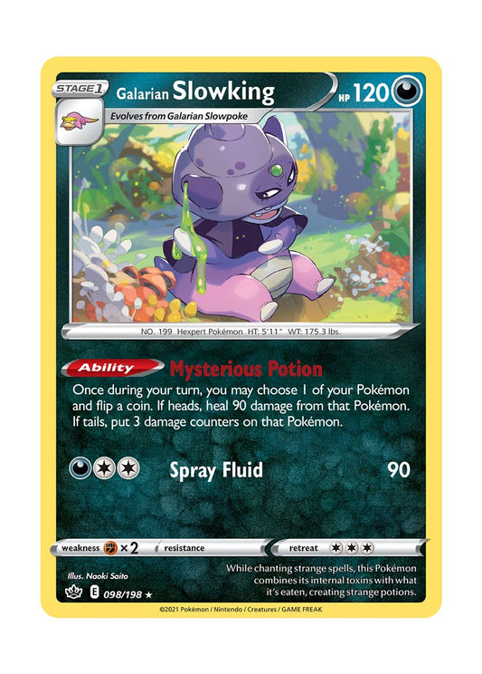 Galarian Slowking (098/198) - Chilling Reign