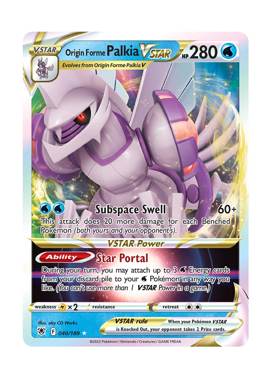 Origin Forme Palkia VSTAR (040/189) - Astral Radiance