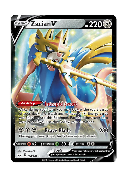 Zacian V (138/202) - Sword & Shield