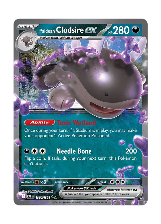Paldean Clodsire ex (130/193) - Paldea Evolved