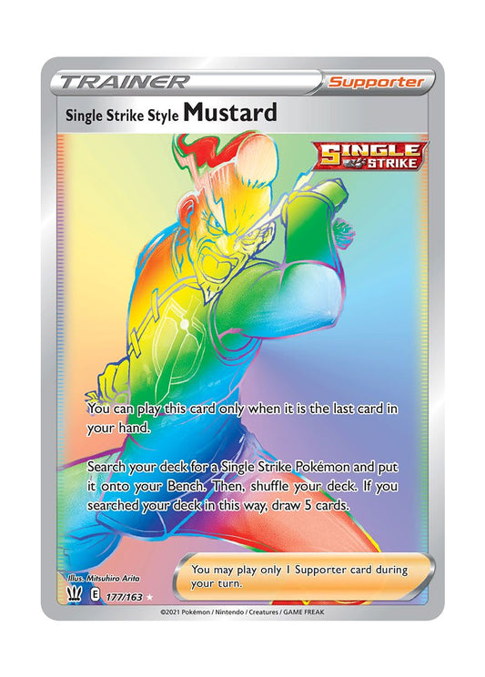 Single Strike Style Mustard (177/163) - Battle Styles