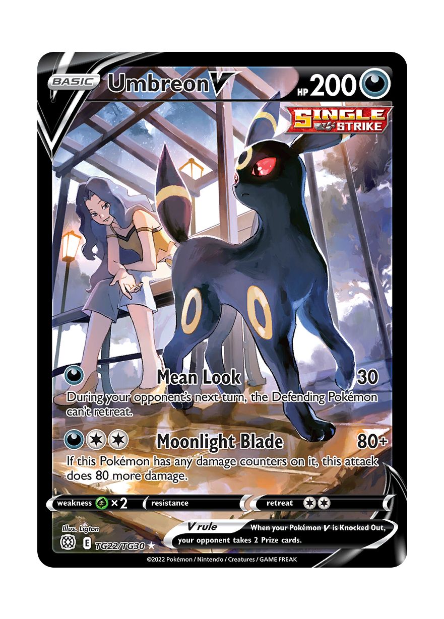 pokemon umbreon cards Umbreon V (TG22/30) – Torena