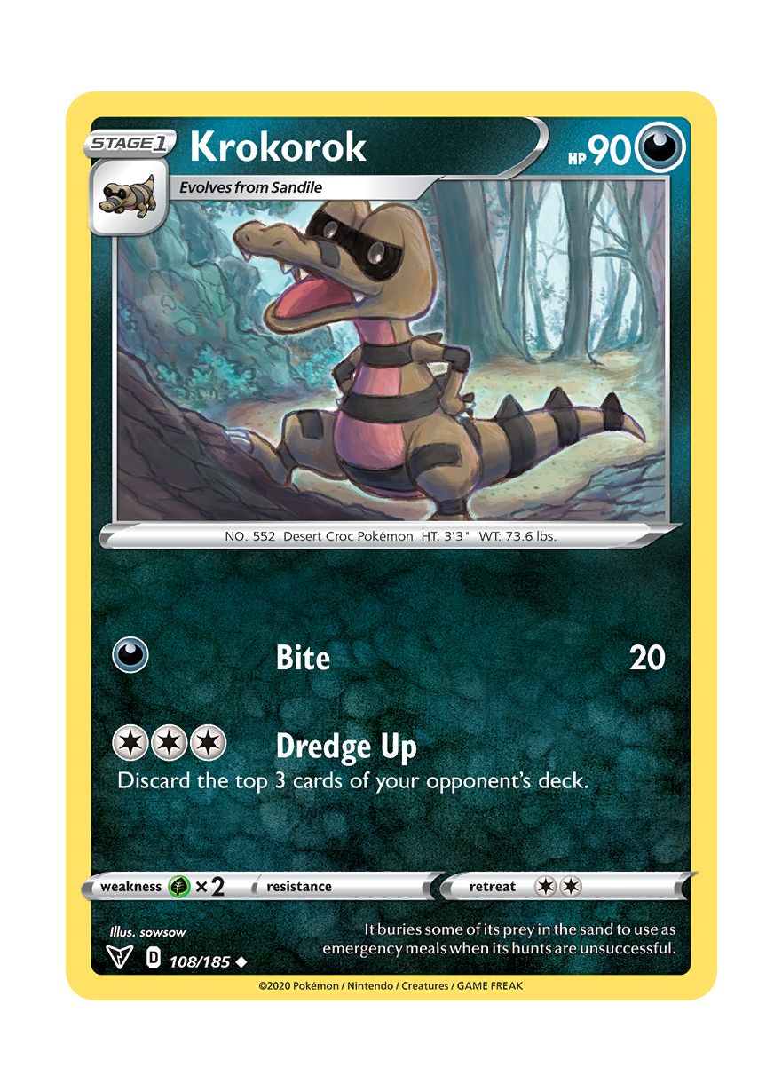 Krokorok (108/185) - Vivid Voltage