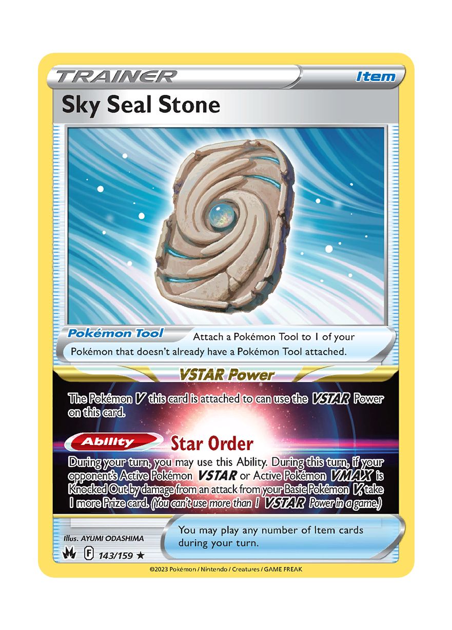 Sky Seal Stone (143/159) - Crown Zenith