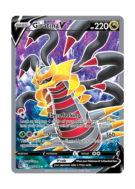 Giratina V (185/196) - Lost Origin