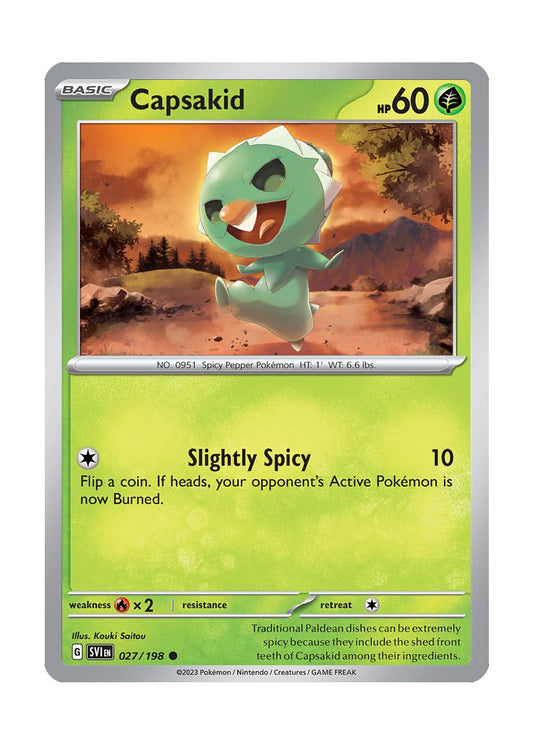 Capsakid (27/198) - Scarlet & Violet