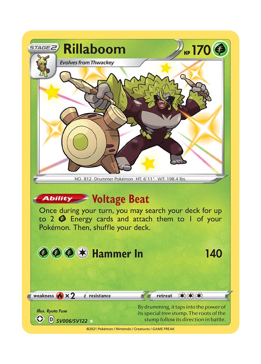 Rillaboom (SV006/122) - Shiny Vault