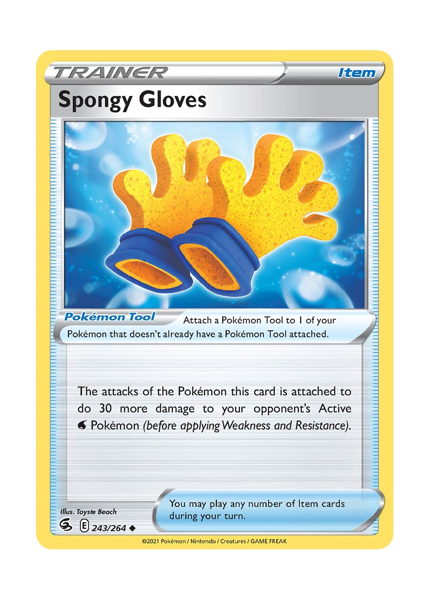 Spongy Gloves (243/264) - Fusion Strike