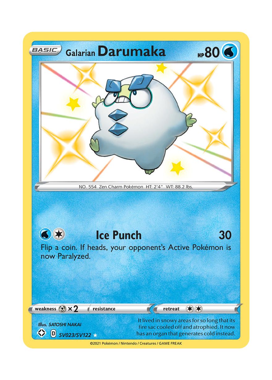 Galarian Darumaka (SV023/122) - Shiny Vault