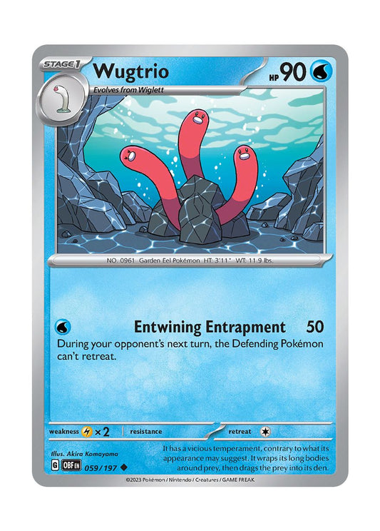 Wugtrio (59/197) - Obsidian Flames