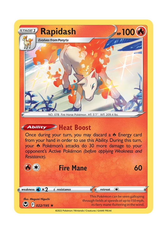 Rapidash (022/195) - Silver Tempest