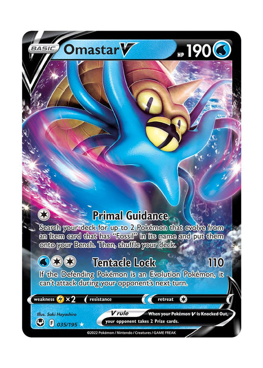 Omastar V (035/195) - Silver Tempest