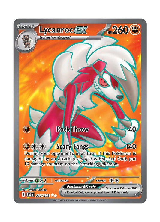 Lycanroc ex (241/193) - Paldea Evolved