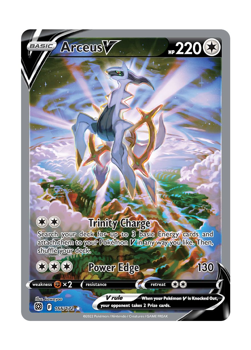 Arceus V (166/172) - Brilliant Stars