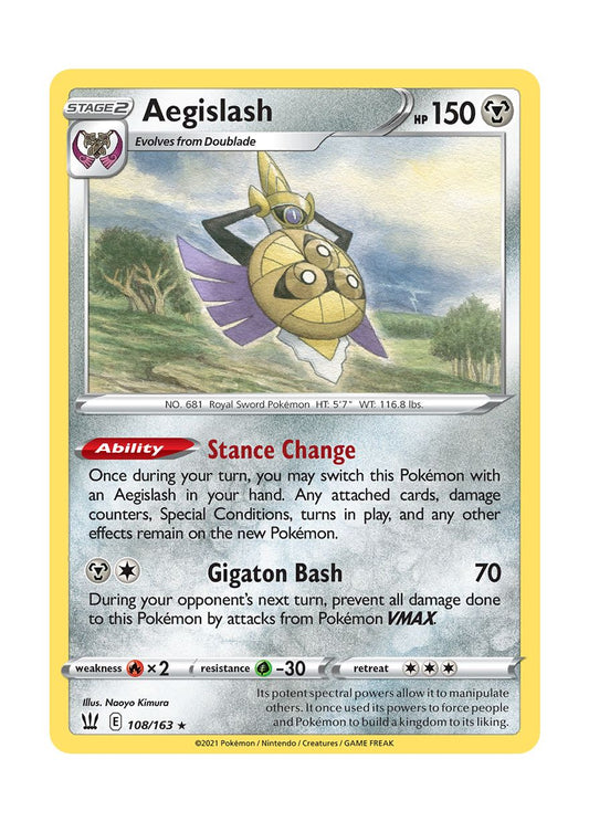 Aegislash (108/163) - Battle Styles