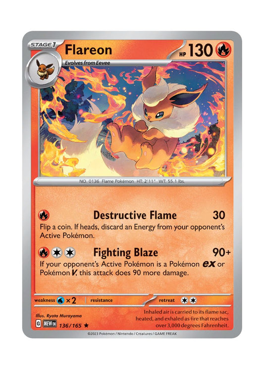 Flareon (136/165) - 151