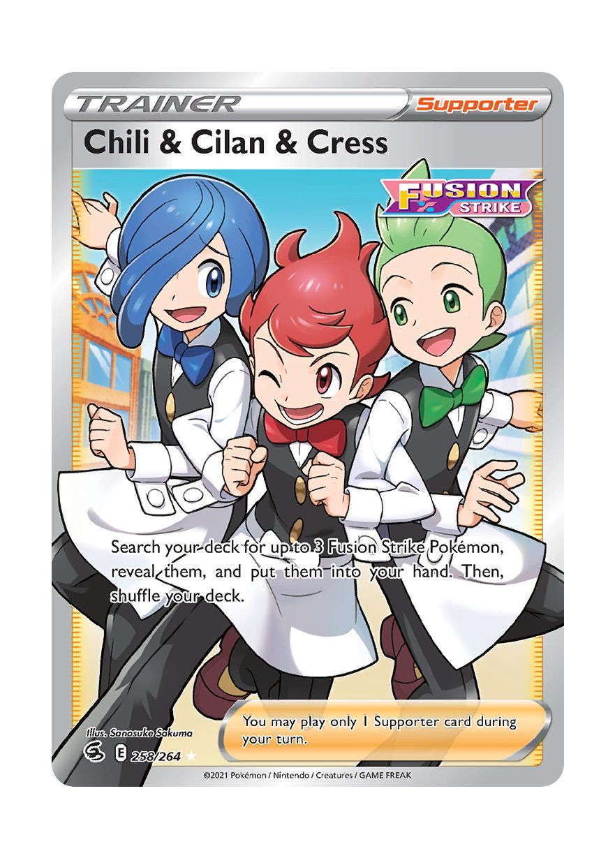 Chili & Cilan & Cress (258/264) - Fusion Strike