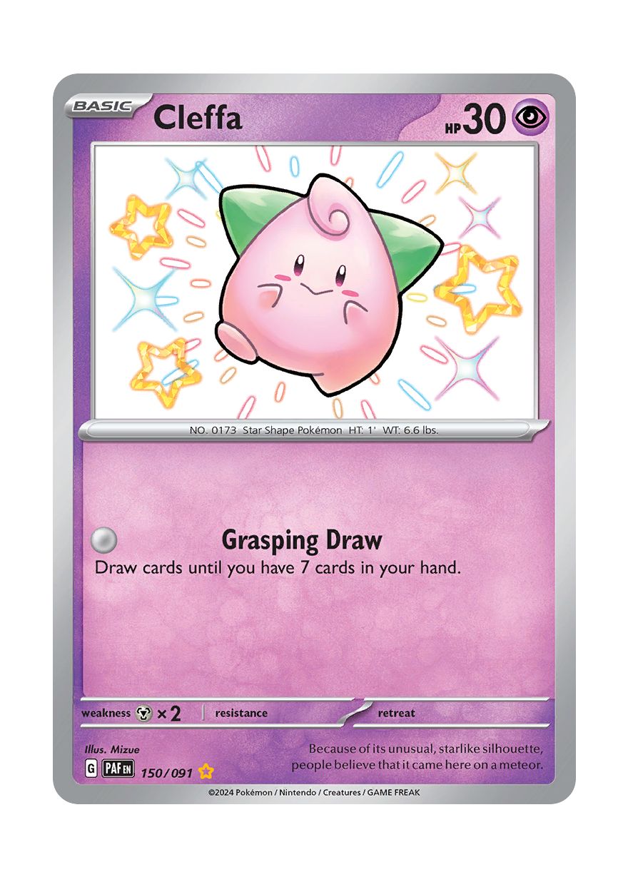 Cleffa (150/91) - Paldean Fates
