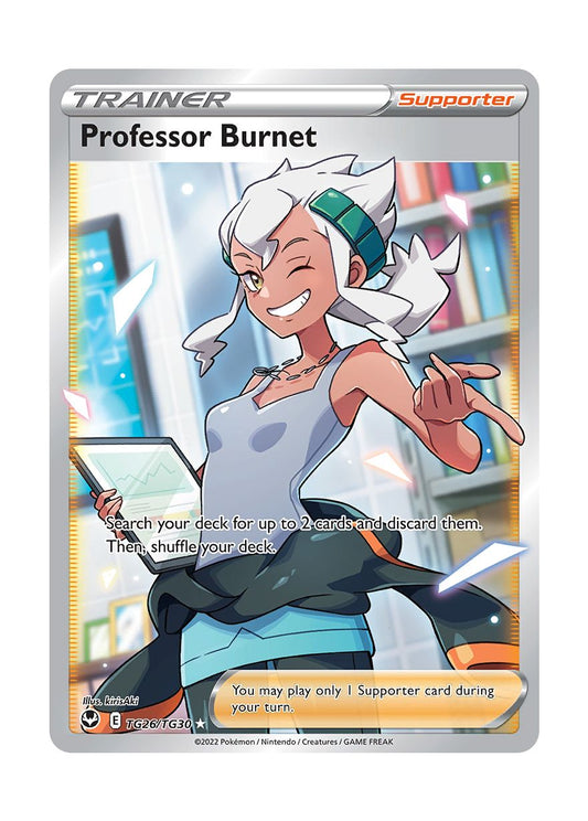 Professor Burnet (TG26/30) - Silver Tempest Trainer Gallery
