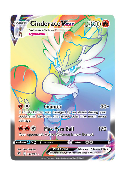 Cinderace VMAX (194/192) - Rebel Clash