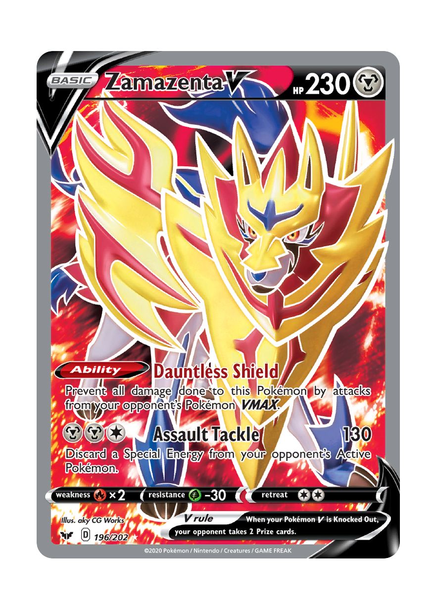 Zamazenta V (196/202) - Sword & Shield
