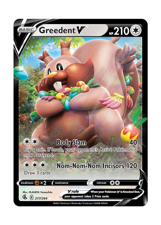Greedent V (217/264) - Fusion Strike