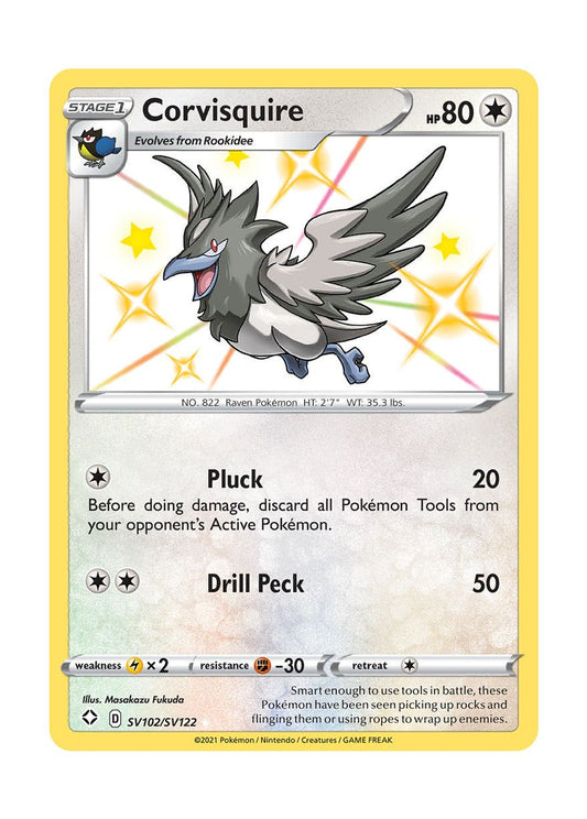 Corvisquire (SV102/122) - Shiny Vault