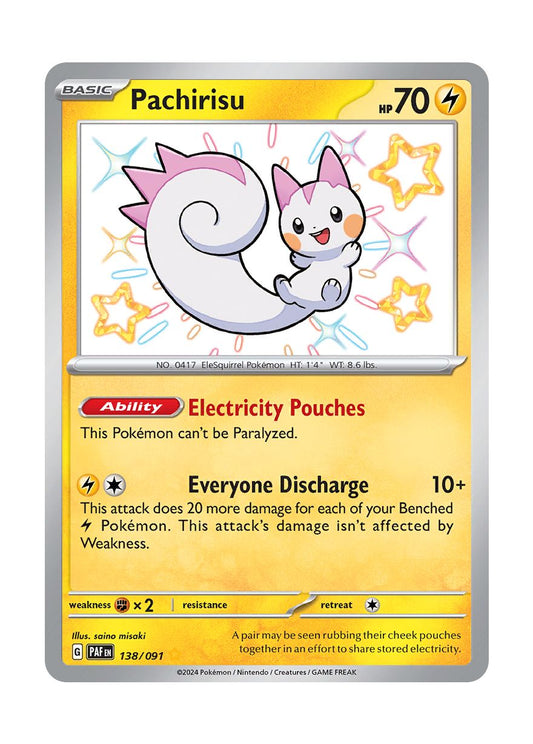 Pachirisu (138/91) - Paldean Fates