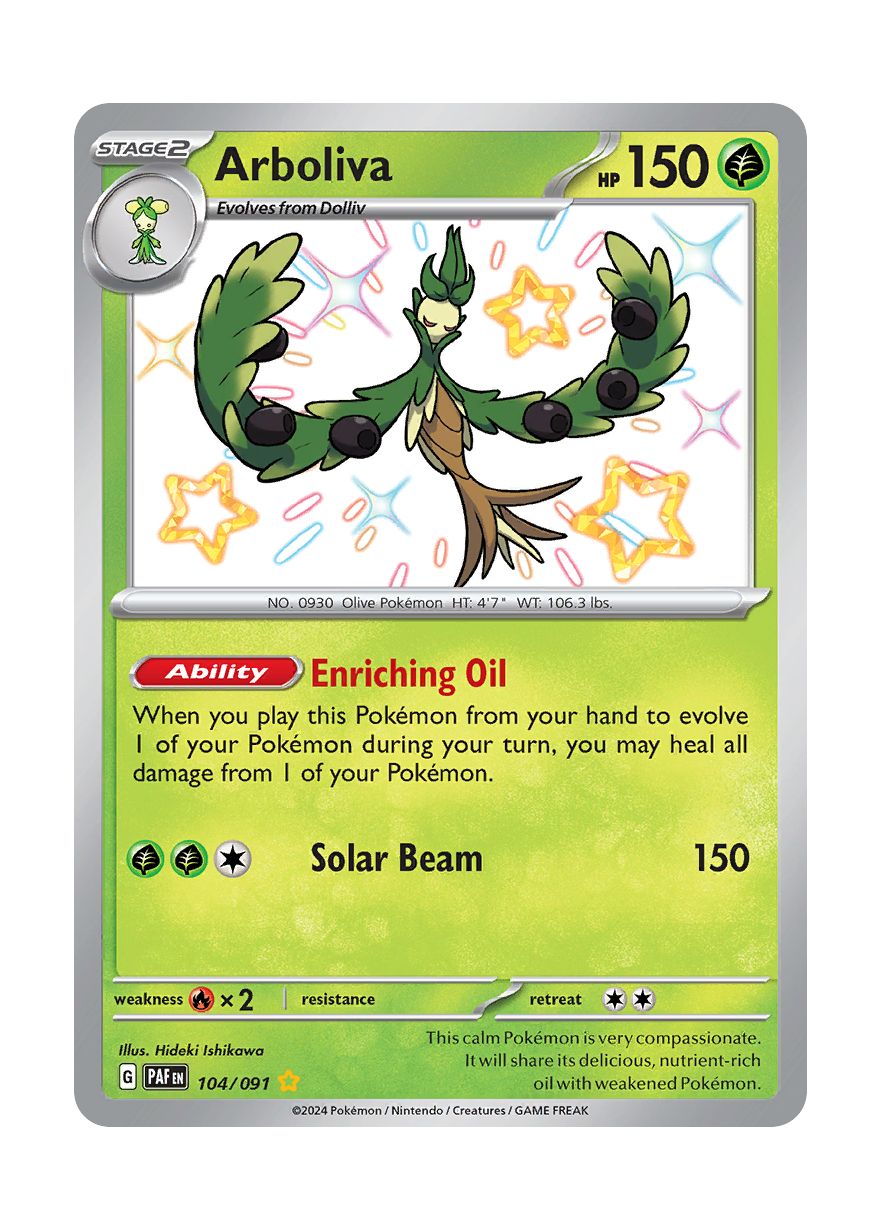 Arboliva (104/91) - Paldean Fates