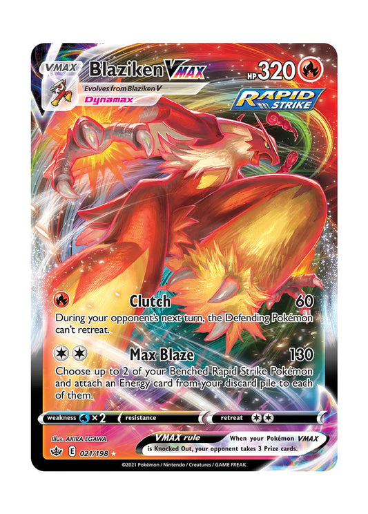 Blaziken VMAX (021/198) - Chilling Reign