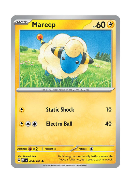 Mareep (66/198) - Scarlet & Violet