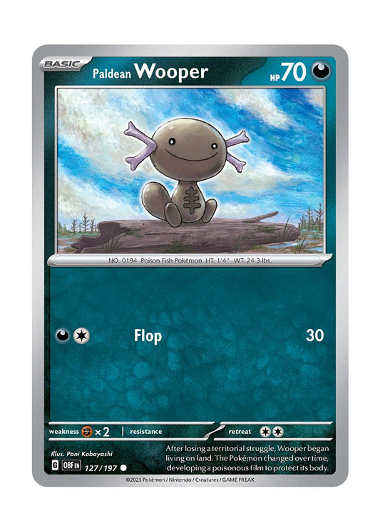 Paldean Wooper (127/197) - Obsidian Flames